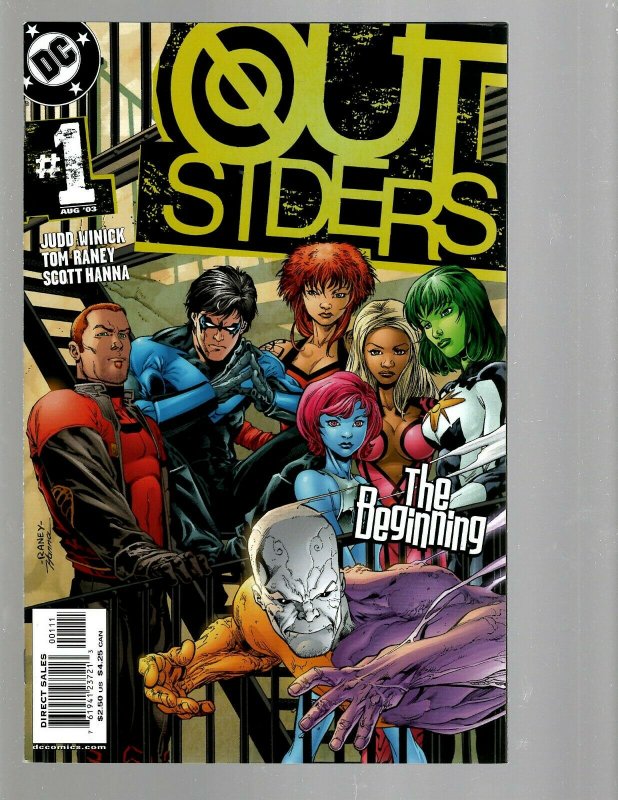 12 DC Comics Outsiders # 1 2 3 4 5 7 9 10 11 12 13 15 J438