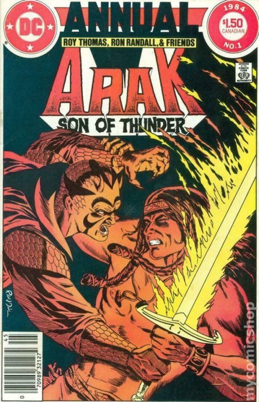 ARAK #1, VF, Annual, DC, 1984, more DC in store