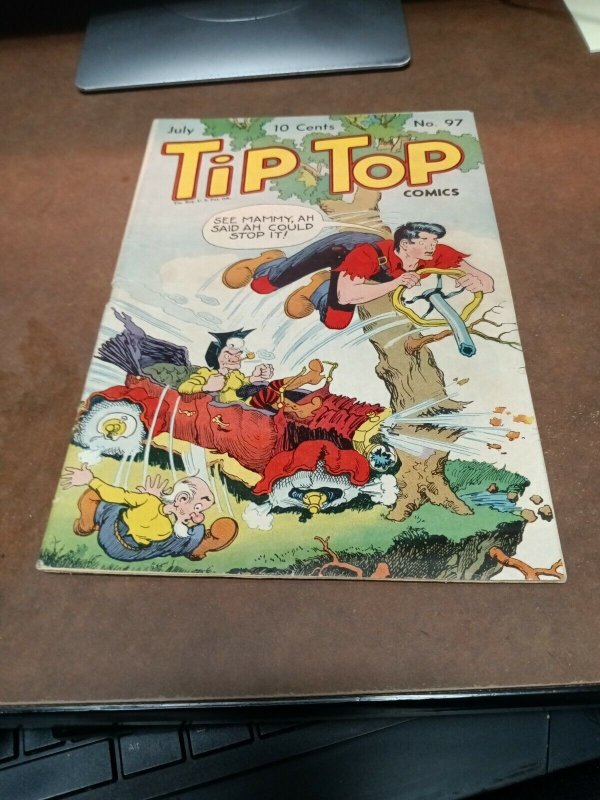Tip Top Comics #97 United Features syndicated 1944 Golden Age WW2 era lil abner