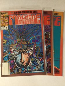 Machine Man 1-3 1 2 3 Lot Set Run Nm- Near Mint- Marvel Comics