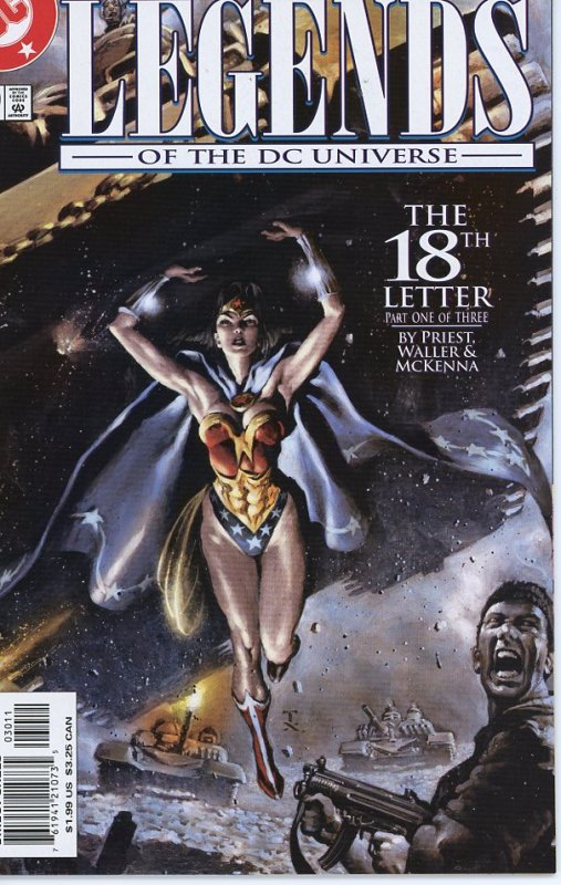 Legends of the DC Universe 30,31,32 Wonder Woman 3 parter! Mark Texeira Covers!