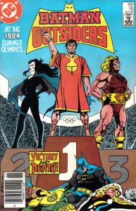 Batman and the Outsiders #15 (Mark Jewelers) FN ; DC | Summer Olympics Zeus