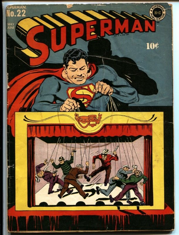 Superman #22 1943- DC Golden Age- comic book