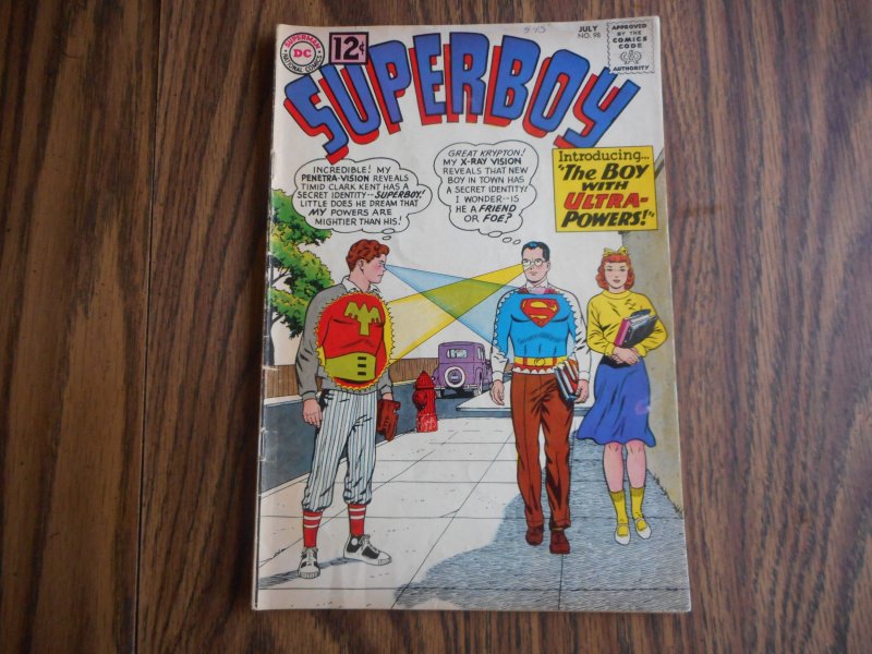 SUPERBOY # 98 1st ULTRA BOY MAJOR KEY WOW!!!! MID-GRADE GEM