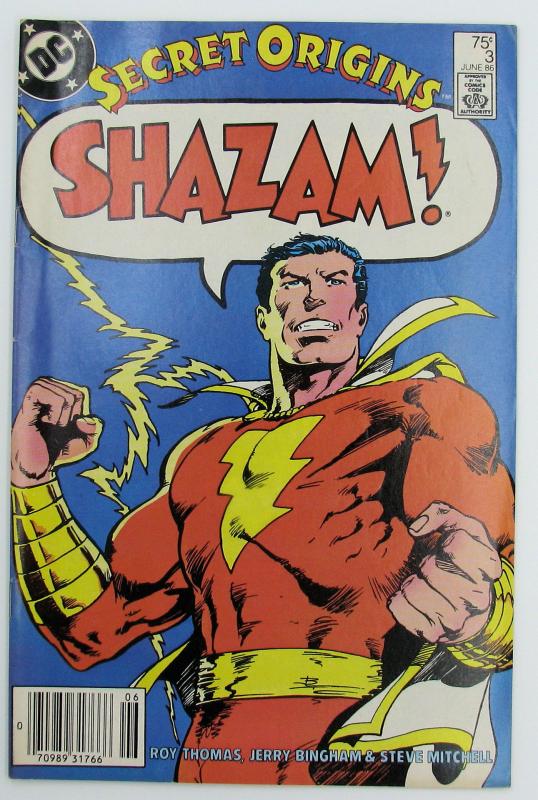 Secret Origins - Shazam # 3.  june 1986
