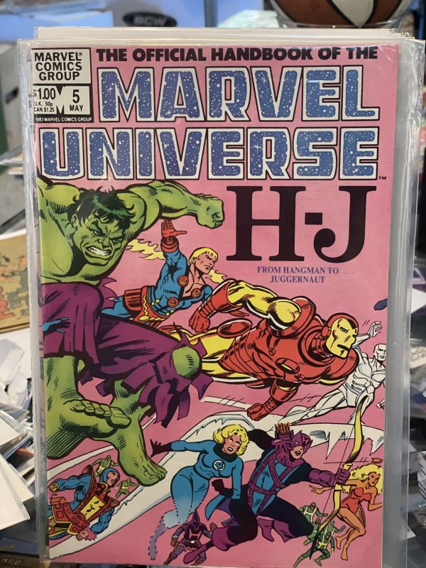 The Official Handbook of the Marvel Universe #5 (1983)