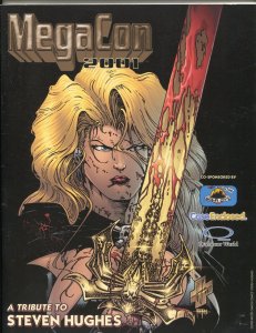 MegaCon Program Book 2001-Steven Hughes cover art-guest & artist bios-VF/NM