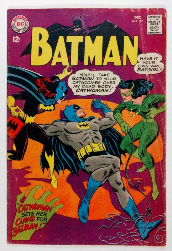 Batman #197, Cover appearance of Batgirl and Catwoman 