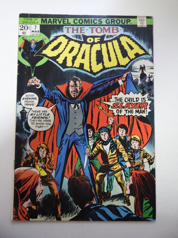 Tomb of Dracula #7 (1973) VG+ Condition moisture stain bc