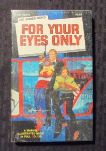 1981 FOR YOUR EYES ONLY James Bond 007 FN 6.0 1st Marvel Illustrated Paperback