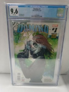 DOMINO (2018) #1 CGC 9.6 NM 1ST PRINT GREG LAND COVER WP