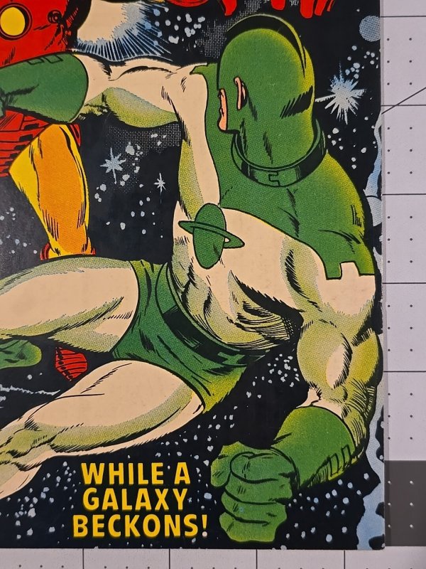 Captain Marvel #14 ?-Iconic cover art by Frank Spring (Marvel Comics June 1969)