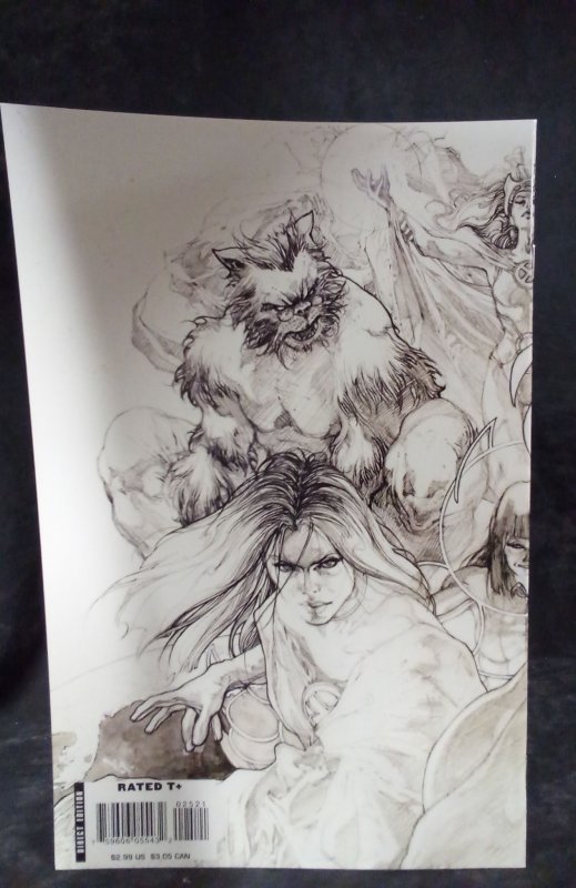 Astonishing X-Men #25 San Diego Comic Con Sketch Cover (2008)