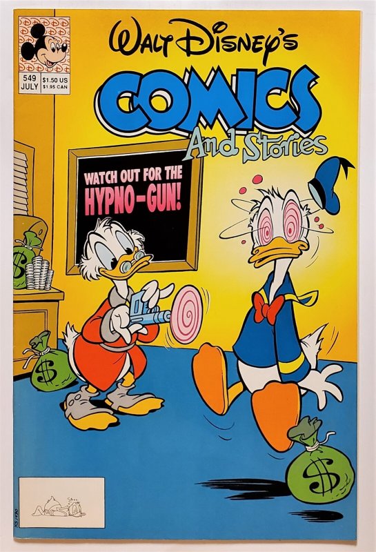 Walt Disney's Comics and Stories #549 (Jul 1990, Disney) VF+