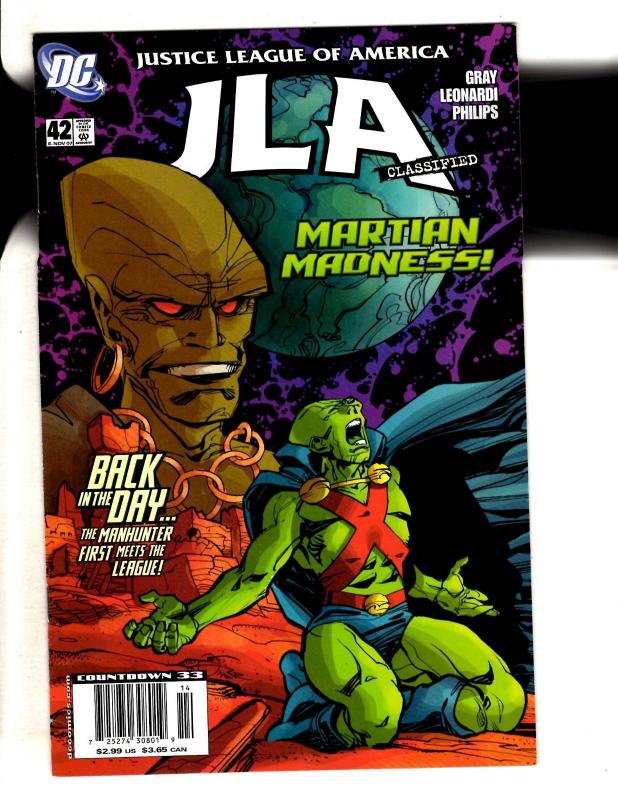Lot Of 7 JLA Classified DC Comic Books # 35 36 37 39 42 43 44 Flash Batman MF17
