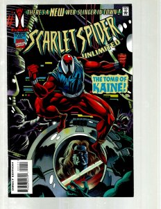 10 Comics Scarlet Spider 1 1 Web Of 124 Sensationanal 3 Hero 1 Four 382 +MOR TJ4