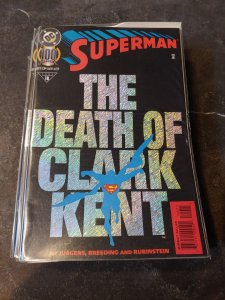 Superman The Death of Clark Kent 1995 #18 C5 DC Comics 100 Centennial Edition