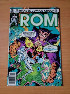 Rom Spaceknight #19 Newsstand Variant ~ FINE FN ~ 1981 Marvel Comics