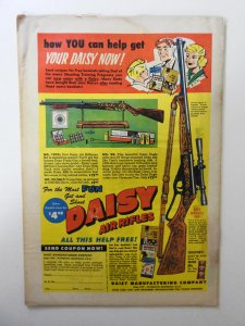 Adventure Comics #243 GD- Moisture damage, mold, rusty staples, 1 in spine split