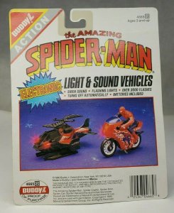  Spider-Man Electronic Spider Copter Helicopter Buddy L  NEW NM   1990       