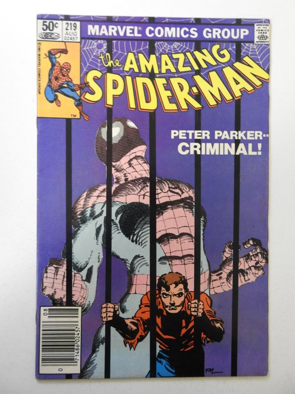 The Amazing Spider-Man #219 (1981) FN- Condition!