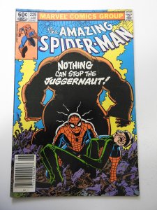 The Amazing Spider-Man #229 (1982) VG Condition: Moisture Stain