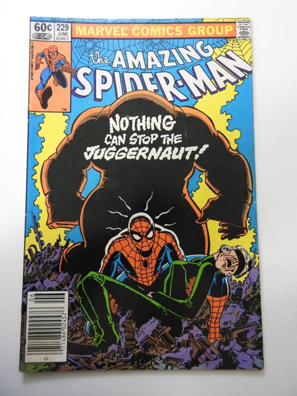 The Amazing Spider-Man #229 (1982) VG Condition: Moisture Stain