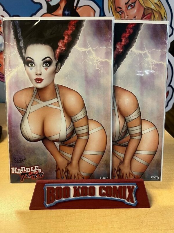 Hardlee Thinn Bride of Frankenstein 2 Book Color Set by Nate Szerdy /50