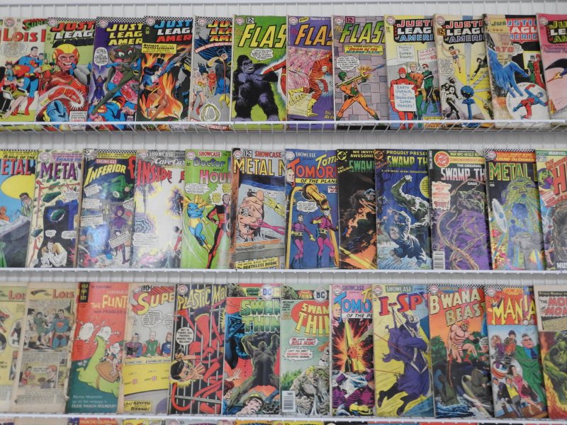 Huge Lot Silver/Bronze Age Comics W/JLA, Flash, Superman+ SEE DESCRIPTION!