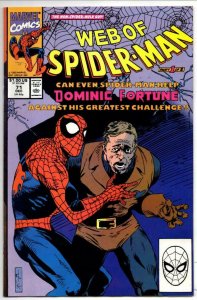 WEB of SPIDER-MAN 71 VF/NM Dominic Fortune 1985 1990 more Marvel in store 