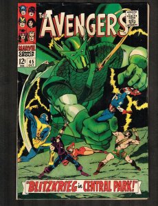 Avengers #45 ~ Blitzkrieg / Kirby / Romita Sr ~ 1966 (6.5) WH