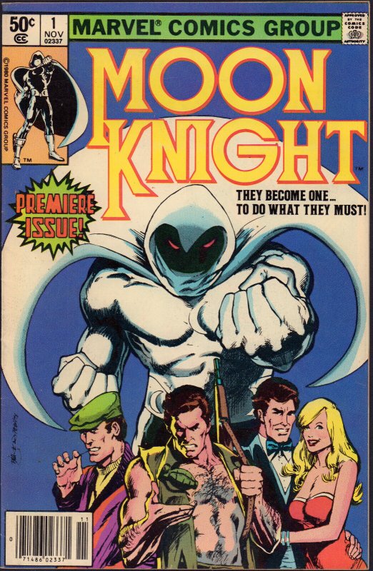 Moon Knight #1 - Part 1 of Origin - Newsstand (7.0 / 7.5) 1980