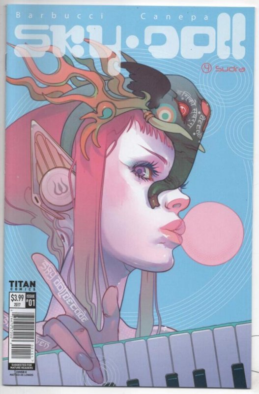 SKY DOLL Sudra #1 E, NM, Barbucci, Canepa, 2017, 1st, Good girl