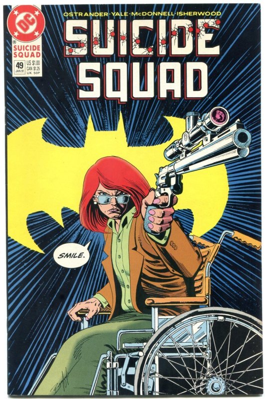 SUICIDE SQUAD #49 1990 - KILLING JOKE-BARBARA GORDON ORACLE COVER-NM-