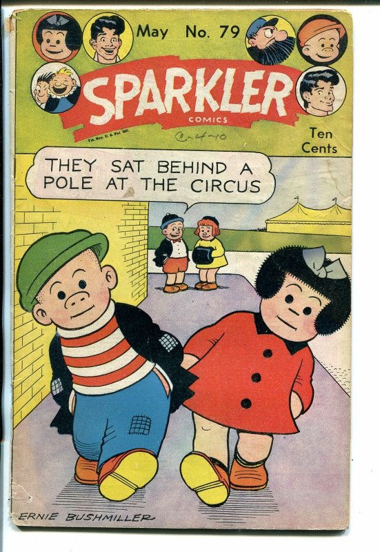 SPARKLER #79-1948-UNITED FEATURES-NANCY-BUSHMILLER-TARZAN-CAPT AND KIDS-vg