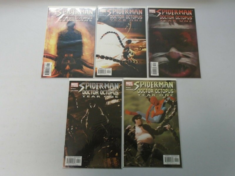 Spider-Man Doctor Octopus Year One set #1-5 8.0 VF (2004)