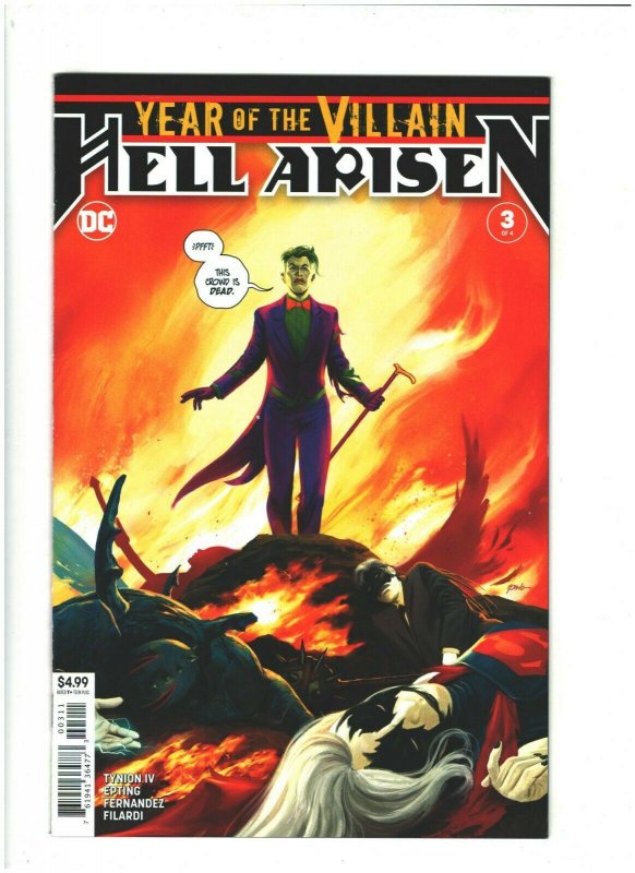 Year of the Villain: Hell Arisen #3 NM- 9.2 DC 2020 1st Full Punchline 1st Print