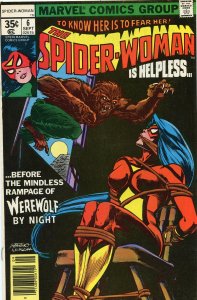 Spider-Woman #6 Werewolf By Night (1978) VF/NM 9.0