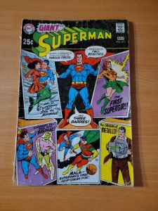 Superman #217 ~ GOOD GD ~ 1969 DC Comics