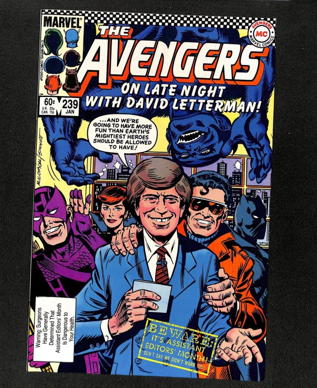 Avengers #239 David Letterman!