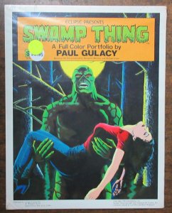③ Swamp Thing Portfolio 1983 Eclipse Sealed Full Color Paul Gulacy DC Rare