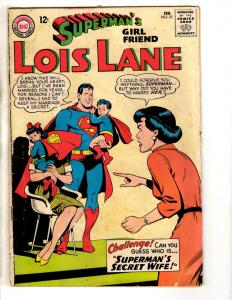 Superman's Girlfriend Lois Lane # 55 VG/FN DC Silver Age Comic Book Superboy FH2