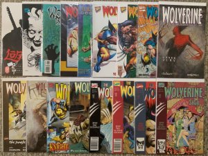 LOT OF 17 WOLVERINE GRAPHIC NOVELS: BLACK RIO, KILLING, INNER FURY, RAHNE, MORE