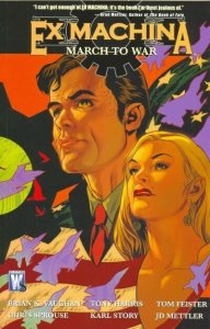 Ex Machina #4 March to War DC Comics Trade Paperback TPB 2006 NM 9.4 ba