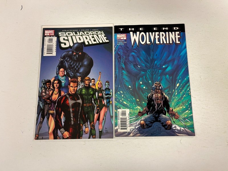 4 Marvel Comics Wolverine X-Men Alpha 2 Wolverine 4 Squadron 1 Universe 43 JW17