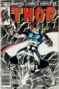 Thor #334 (1966 v1) Avengers Newsstand VF+