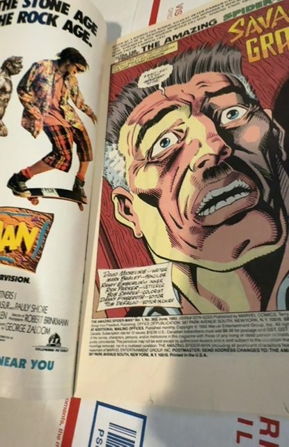 The Amazing Spider-Man #363 (1992) 3rd part carnage vs venom