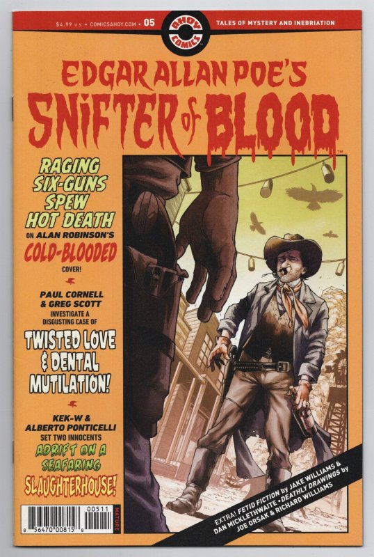 Edgar Allan Poe’s Snifter Of Blood #5 (Ahoy, 2021) NM