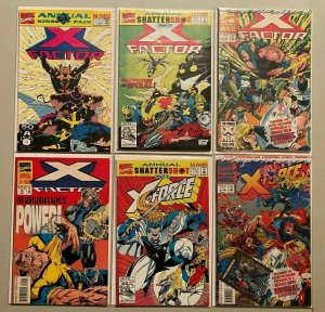 X-Men + Related lot Annual all 30 different books average 8.0 VF (1982 and up) 