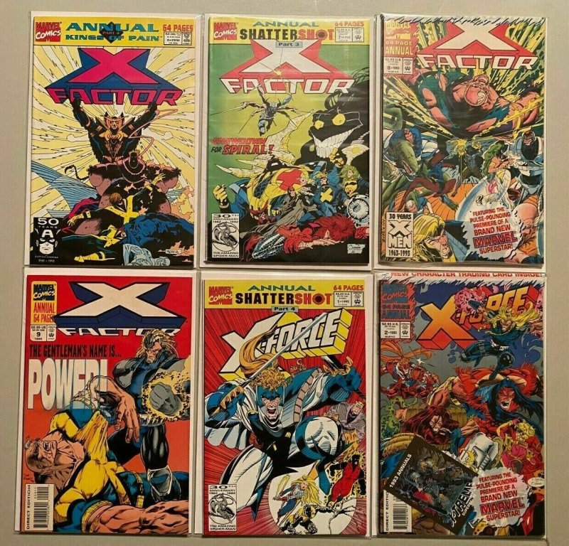 X-Men + Related lot Annual all 30 different books average 8.0 VF (1982 and up) 